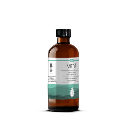 Miedź w kroplach 100ml