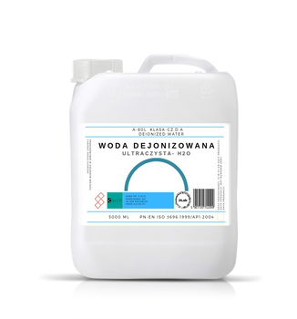 Woda dejonizowana - Ultraczysta. 5000 ml